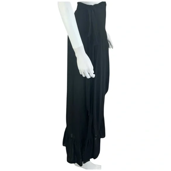 Kate Spade Black Maxi Wrap Skirt Size XS/S C0150 - Picture 2 of 10